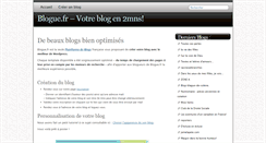 Desktop Screenshot of blogue.fr
