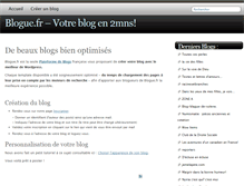 Tablet Screenshot of blogue.fr